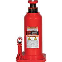 Professional Hydraulic Bottle Jack with Gauge Hole, 22 Ton(s), 20-49/250" Raised Height Rideout Tool & Machine Inc.