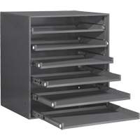 Armoire de rangement &agrave; cloisons, Acier, 6 compartiments, 20-5/16" la x 15-15/16" p, 21-7/8" h, Gris Rideout Tool & Machine Inc.