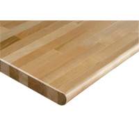 Hardwood Workbench Top, 48" W x 24" D, Bullnose Edge, 1-1/4" Thick Rideout Tool & Machine Inc.
