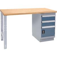 Industrial Duty Workbench, Door w/ Drawer Combination, 1000 lbs. Cap., 30" W x 72" D, 34" H Rideout Tool & Machine Inc.