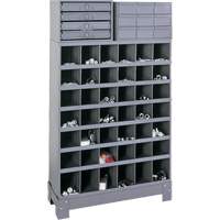 Modular Small Parts Storage Unit, Steel, 13 Drawers, 33-3/4" x 12-1/4" x 59", Grey FN378 | Rideout Tool & Machine Inc.