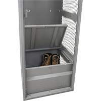 Gear Locker, Steel, 24" W x 24" D x 72" H, Grey Rideout Tool & Machine Inc.
