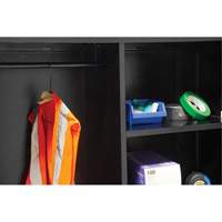 Armoire de rangement combin&eacute;e, 36" la x 18" p x 72" h, Noir Rideout Tool & Machine Inc.