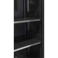 Armoire de rangement Hi-Boy, Acier, 4 Tablettes, 72" h x 36" la x 18" P, Noir Rideout Tool & Machine Inc.