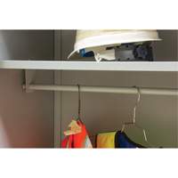 Armoire garde-robe, Acier, 36" la x 18" p x 72" h, Gris Rideout Tool & Machine Inc.