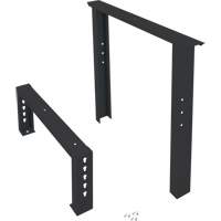 Pattes d'&eacute;tabli pour service industriel, Acier, 30" p x 34" h, Simple Rideout Tool & Machine Inc.