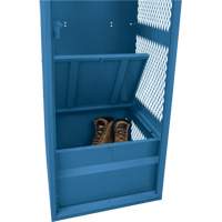 Casier pour &eacute;quipement, Acier, 24" la x 24" p x 72" h, Bleu fonc&eacute; Rideout Tool & Machine Inc.