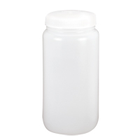 Bouteilles &agrave; large ouverture, Ronde, 1 gal., Plastique Rideout Tool & Machine Inc.