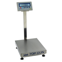 Top Gun Electronic Platform Scales, 18" L x 12" W, 150 lbs. Capacity Rideout Tool & Machine Inc.