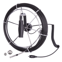 T&ecirc;te de cam&eacute;ra sur enrouleur de c&acirc;ble Rideout Tool & Machine Inc.