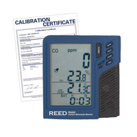 Carbon Monoxide Monitor with Temperature & Humidity (includes ISO Certificate) IB912 | Rideout Tool & Machine Inc.