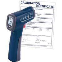 Infrared Thermometer with ISO Certificate, -25.6°- 752° F ( -32° - 400° C ), 12:1, Adjustable Emmissivity Rideout Tool & Machine Inc.