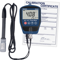 pH/mV Meter with Temperature with Calibration Certificate Rideout Tool & Machine Inc.