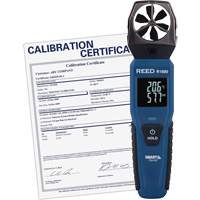 An&eacute;mom&egrave;tre &agrave; h&eacute;lices Bluetooth Smart avec certificat de calibration, Enregistrement des donn&eacute;es, Gamme de v&eacute;locit&eacute; d'air de 0,6 - 25 m/sec/118 - 4921 pi/min/2,1 - 90 km/h/1,3 - 55,9 mi/h Rideout Tool & Machine Inc.