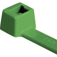 Attaches pour c&acirc;ble PA66 homologu&eacute;es UL, Longueur 4", R&eacute;sistance &agrave; la traction 18 lb, Vert Rideout Tool & Machine Inc.