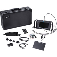 High-Performance Videoscope Kit with Dual HD Camera & Long Camera Probe, 1280" L x 720" W Display, 1024 x 600 pixels, 4.9 mm (0.19") Camera Head Rideout Tool & Machine Inc.