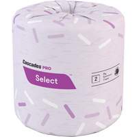 Pro Select&reg; Toilet Paper, 2 Ply, 500 Sheets/Roll, White Rideout Tool & Machine Inc.
