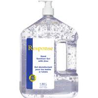 Response&reg; Hand Sanitizer Gel with Aloe, 1890 ml, Pump Bottle, 70% Alcohol Rideout Tool & Machine Inc.