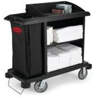 Executive Compact Housekeeping Cart Rideout Tool & Machine Inc.