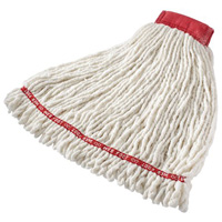 Web Foot&reg; Shrinkless Wet Mop, Antimicrobial, Yarn, 20 oz., Loop Style Rideout Tool & Machine Inc.