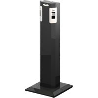 Pedestal Ashtray, Free-Standing, Metal, 1.6 US gal. Capacity, 41-1/2" Height JG661 | Rideout Tool & Machine Inc.