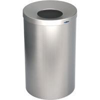 Lobby Waste Receptacle, Stainless Steel, 33 US gal. Rideout Tool & Machine Inc.