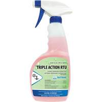 Action triple - nettoyant, d&eacute;graissant et d&eacute;sinfectant, 750 ml, Bouteille &agrave; g&acirc;chette Rideout Tool & Machine Inc.