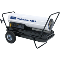 Tradesman<sup>®</sup> Forced Air Heater, Fan, Kerosene, 125,000 BTU/H JG958 | Rideout Tool & Machine Inc.