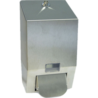 Stainless Steel Soap Dispenser, Push, 1000 ml Capacity, Cartridge Refill Format Rideout Tool & Machine Inc.