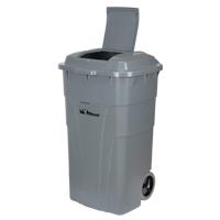 Roll Out Garbage Bin, Polyethylene, 65 US gal. JH479 | Rideout Tool & Machine Inc.