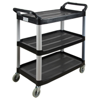 Utility Cart, 3 Tiers, 19-3/4" x 37-1/2" x 40-1/4", 250 lbs. Capacity Rideout Tool & Machine Inc.