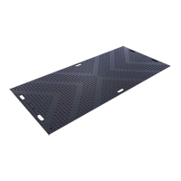 Protecteur de sol LibertyMat d'usage moyen, 4' x 8', Poly&eacute;thyl&egrave;ne haute densit&eacute;, Textur&eacute;, Noir Rideout Tool & Machine Inc.