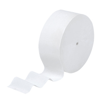 Papier hygi&eacute;nique JRT junior Scott, Rouleau Sans rouleau central, 1 Pli, Longueur 2300', Blanc Rideout Tool & Machine Inc.