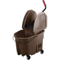 WaveBrake&reg; Mop Bucket & Wringer Combo Pack, Down Press, 8.75 US Gal.(35 Quart), Brown Rideout Tool & Machine Inc.