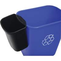 Waste Container, Deskside, Polyethylene, 4-1/4 US Qt. JK759 | Rideout Tool & Machine Inc.