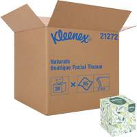 Kleenex&reg; Naturals Boutique* Facial Tissue, 2 Ply, 7.8" L x 8.3" W, 95 Sheets/Box Rideout Tool & Machine Inc.