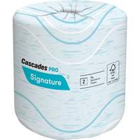 Pro Signature™ Toilet Paper, 2 Ply, 400 Sheets/Roll, 133' Length, White JL047 | Rideout Tool & Machine Inc.