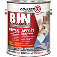 B-I-N&reg; Advanced Synthetic Shellac Based Primer, 3.78 L, Gallon, Tintable Bright White Rideout Tool & Machine Inc.
