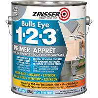 Bulls Eye 1-2-3&reg; Water-Base Primer, 3.78 L, Gallon, Grey Rideout Tool & Machine Inc.