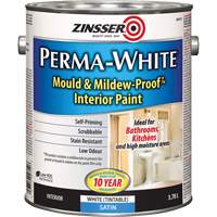 Perma-White&reg; Mold & Mildew-Proof Interior Paint, 3.78 L, Gallon, White Rideout Tool & Machine Inc.