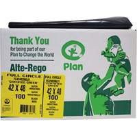 Sacs &agrave; d&eacute;chets industriels super Full Circle, Biod&eacute;gradable, T-Fort, 48" lo x 42" la, &eacute;paisseur de 1,5 mil Rideout Tool & Machine Inc.