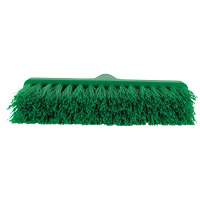 ColorCore Angle Head Broom, Medium Bristles, 10", Polypropylene, Green Rideout Tool & Machine Inc.