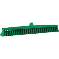 ColorCore Push Broom, Fine Bristles, 24", Polypropylene, Green Rideout Tool & Machine Inc.