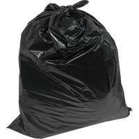 Industrial Garbage Bags, Utility, 24" W x 22" L, 0.64 mils, Black, Open Top JM671 | Rideout Tool & Machine Inc.