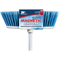 Flat Magnetic Indoor Broom with Handle, 48" Long JM727 | Rideout Tool & Machine Inc.