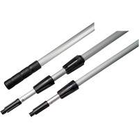 Manche rallonge &agrave; trois pi&egrave;ces, Aluminium, T&eacute;lescopique, Pointe Conique filet&eacute;e, 1" dia, 360" lo Rideout Tool & Machine Inc.