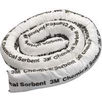 Chemical Sorbent Mini-Boom, Hazmat, 8' L x 3" W, 15.5 gal Absorbancy JN166 | Rideout Tool & Machine Inc.