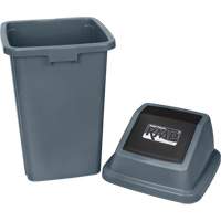 Garbage Can, Plastic, 26 US gal. JN513 | Rideout Tool & Machine Inc.
