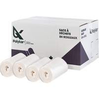 High Density Garbage Bags, Utility, 24" W x 22" L, 8 microns, Frosted, 26 L (7 Gal.) Capacity Rideout Tool & Machine Inc.