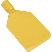 Stiff Paddle Scraper, Yellow, 4-1/2" W x 8-3/4" L Rideout Tool & Machine Inc.